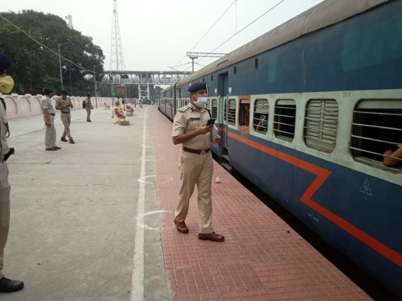 The Railway Police Force (RPF) escorted the special train carrying NE people from Haryana after it was accosted by large groups of people creating a ruckus at several locations in Bihar.